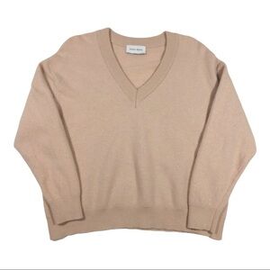 Christian Wijnants Blush Pink Wool Alpaca V-Neck Sweater Medium
